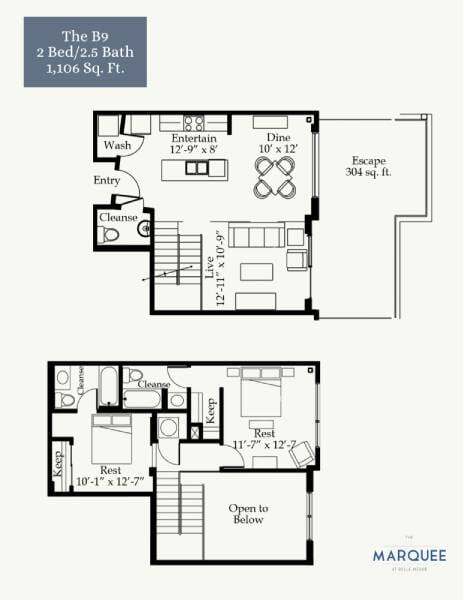Floorplan - Marquee at Belle Meade