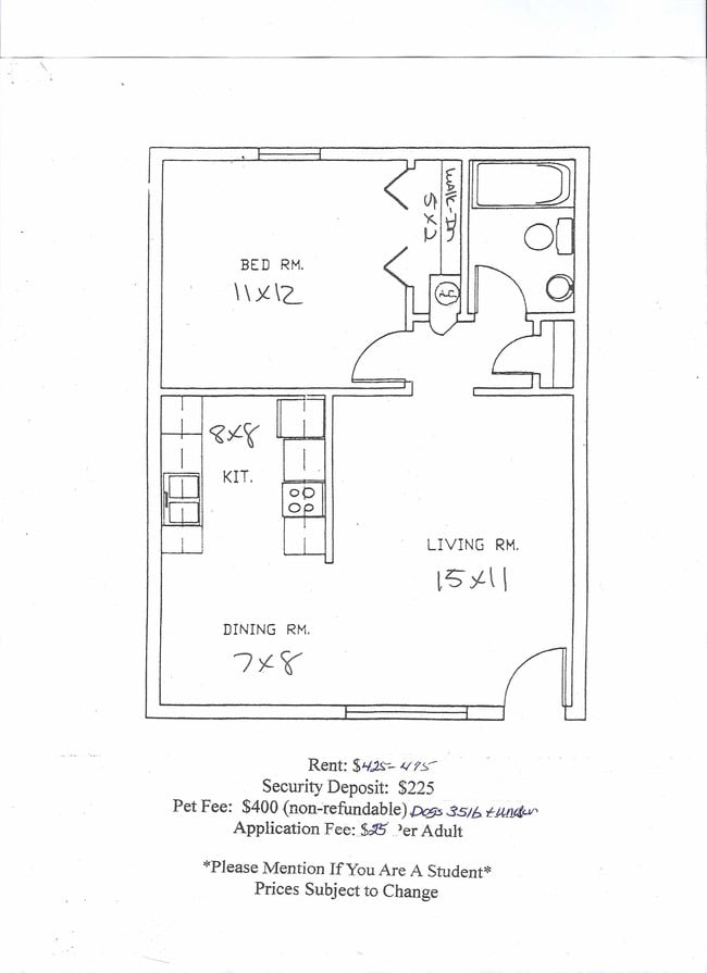 1BR/1BA - Cedar Village
