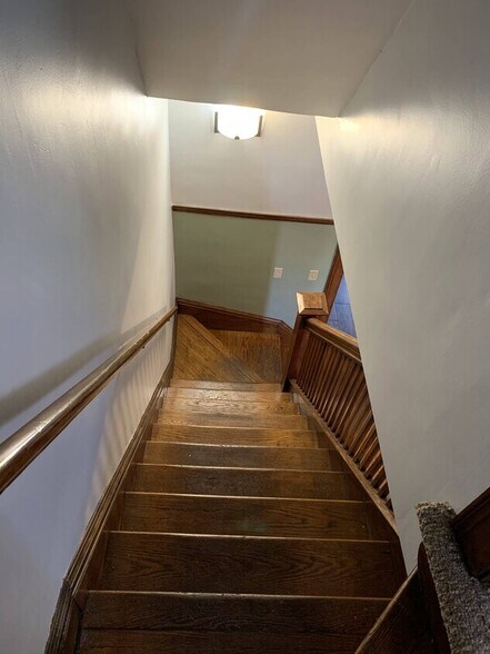 Stairs to second floor - 47 Nicholson St