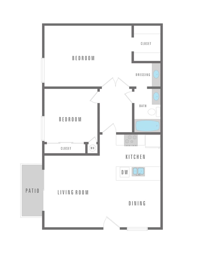 2 Bedroom 1 Bath - Lake Sahara