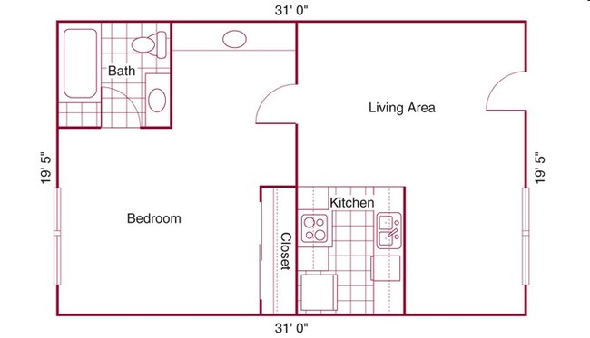 1BR/1BA - Wilshire Ardmore Regency