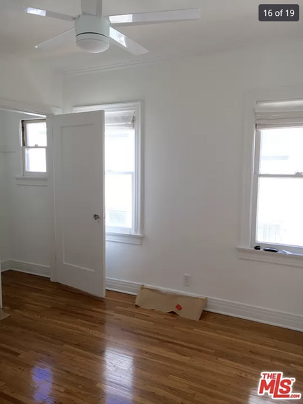 Bright middle-bedroom with walk-in closet - 1337 S Cloverdale Ave