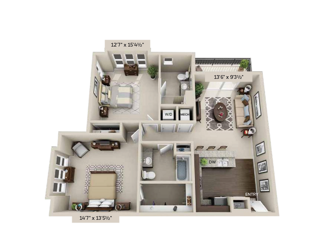 Floorplan - AVA South End