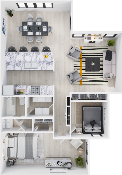 Floorplan - Fisher Duplexes