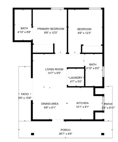 Floor Plan - 5869 Adenmoor Ave