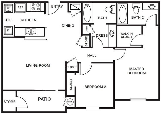 Floorplan - Prairie Ranch Apartment Homes