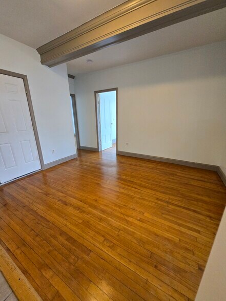 Living room, view from dining room - 127 Pearl St