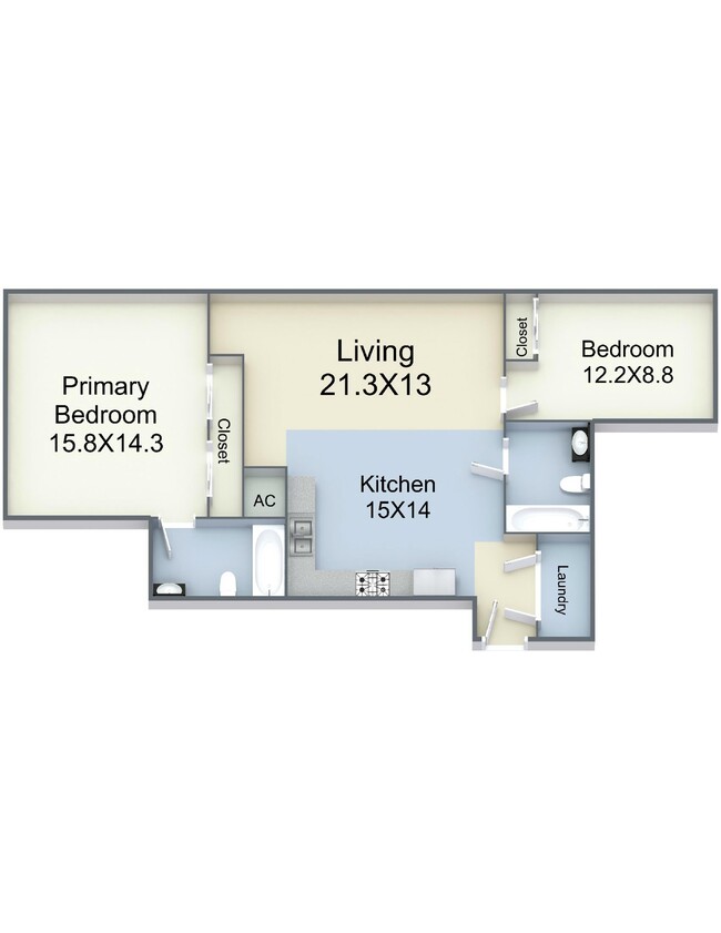 Floorplan - The BonVi Apartments