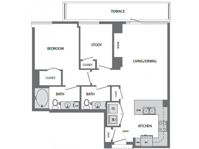 Floorplan - Hanover Post Oak