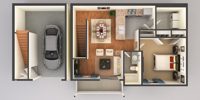 Floorplan - Shadow Crest - Luxury Townhomes