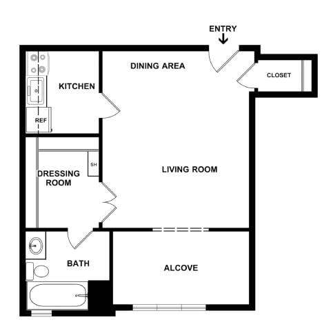 Floorplan - Empire Apartments