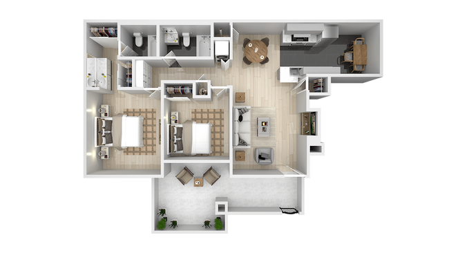 Floorplan - The Resort at Encinitas Luxury Apartment Homes
