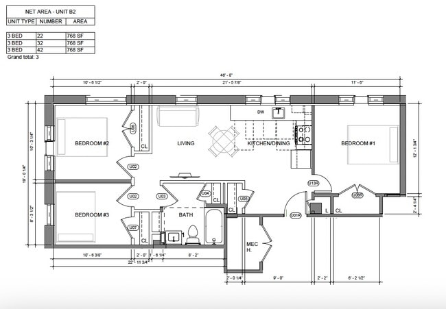 Floorplan - The J.C Layne at Euclid