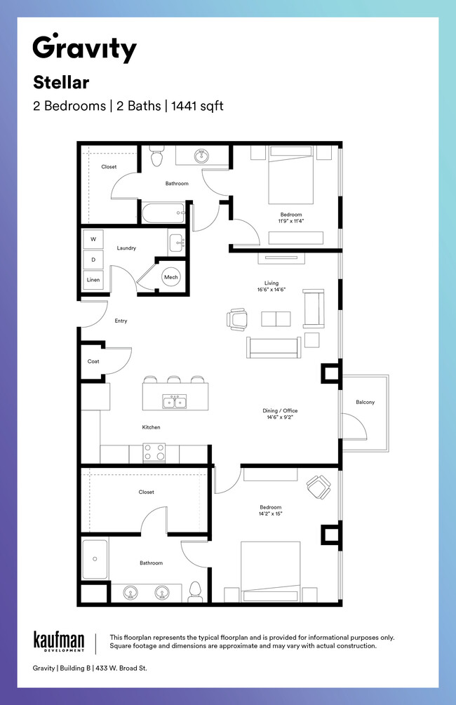 Floorplan - Building B at Gravity