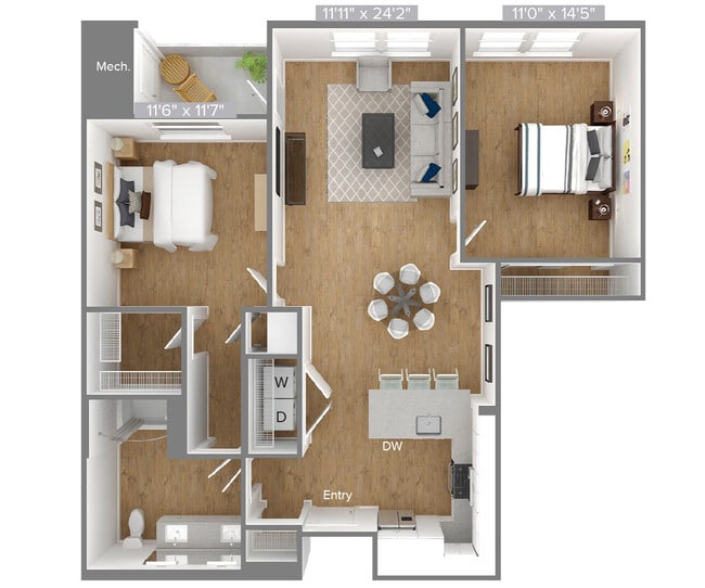 Floorplan - Avalon Wilshire
