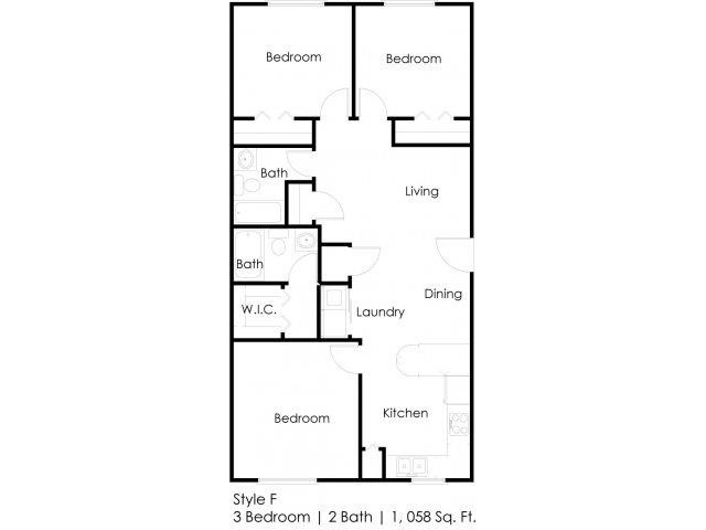 Floorplan - Regency Palms Apartments