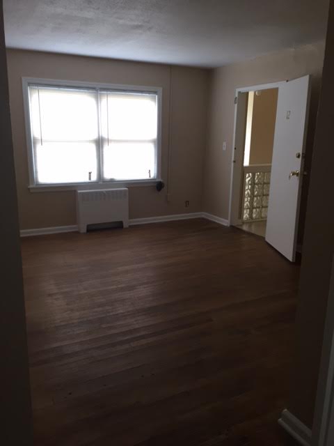 Living room/entry door (1 bedroom) - Madison Apartments
