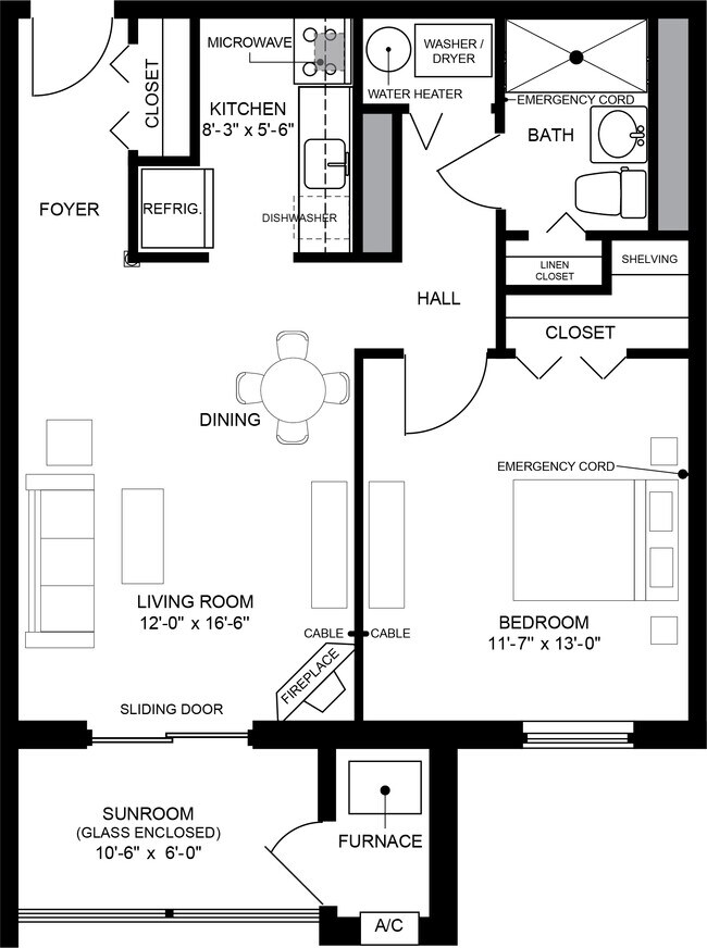 Floorplan - The Village at St. Barnabas