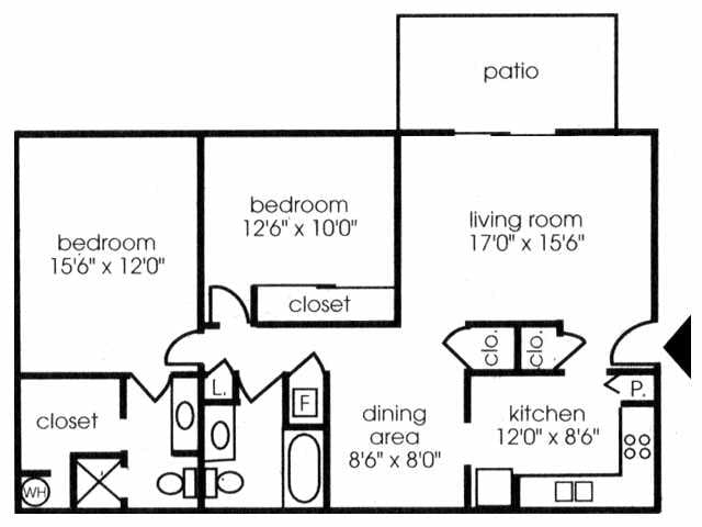 2BR/1.5BA - Wyckford Commons