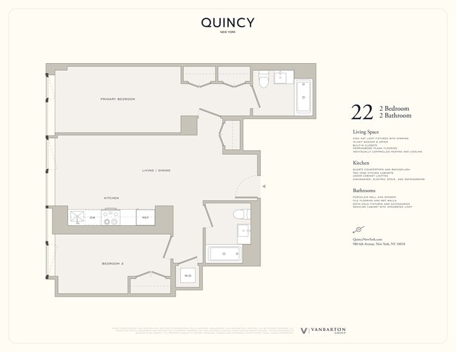 2 Bed 2 Bath - Quincy