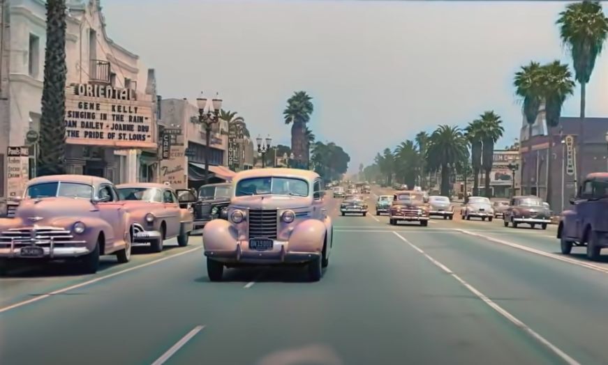 Early pictures on Sunset Bl. at top of my street - 1314 N Vista St