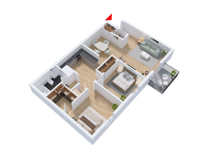 Floorplan - Riverstation Apartments
