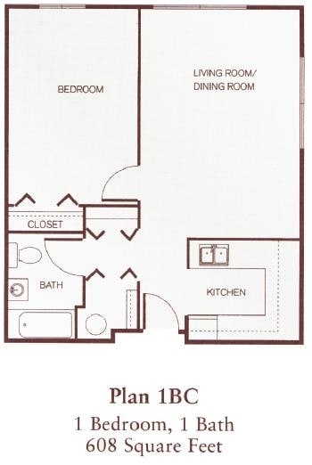 Floorplan - Park View at Laurel II – Senior Apartments 62+