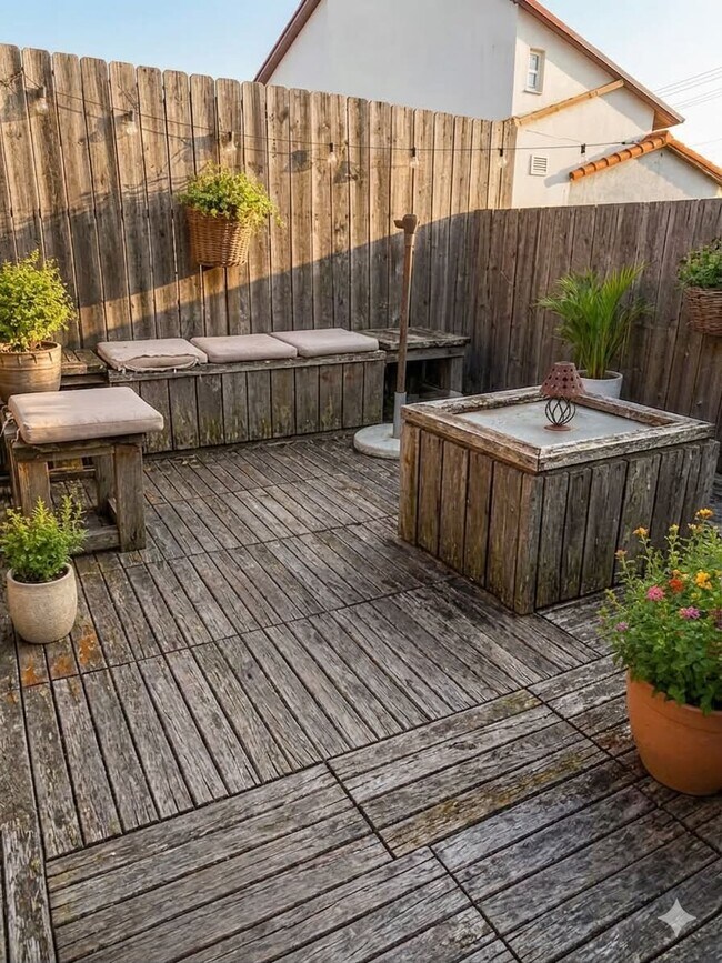 upstairs deck - 6107 Saturn St