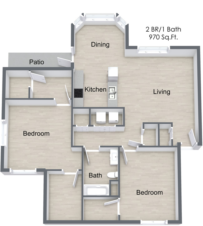 Floorplan - Balmoral Apartments