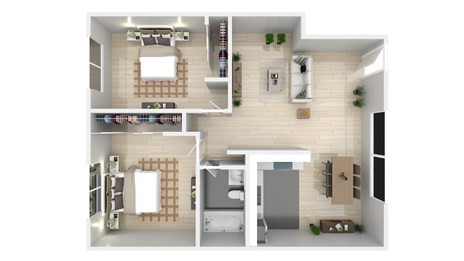 Floorplan - The Arches Apartments