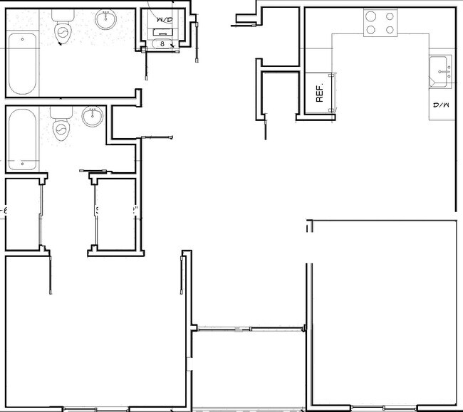 Floorplan - Lido Apartments - 11755 Culver