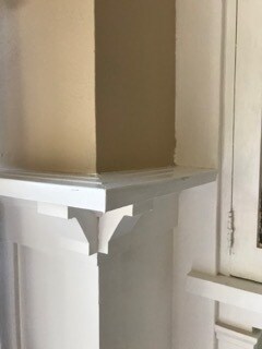 Coffered Trim detail - 367 Junipero Ave