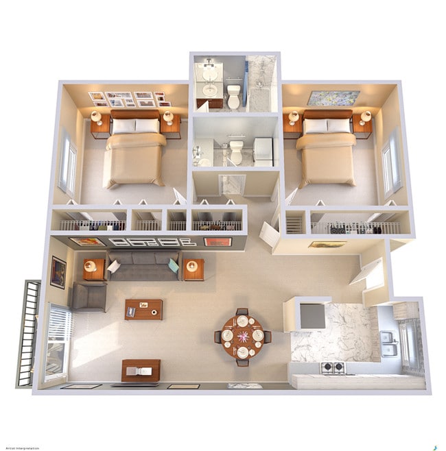 Floorplan - Stonebrook Apartments