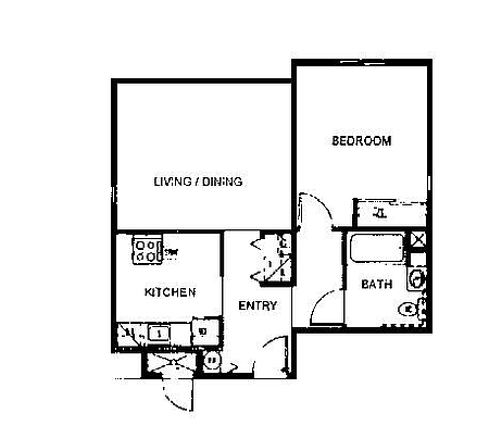 1BR/1BA - Fern Ridge