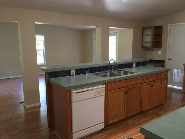 Kitchen Island open to view of the Living Room - 13210 Wagon Wheel