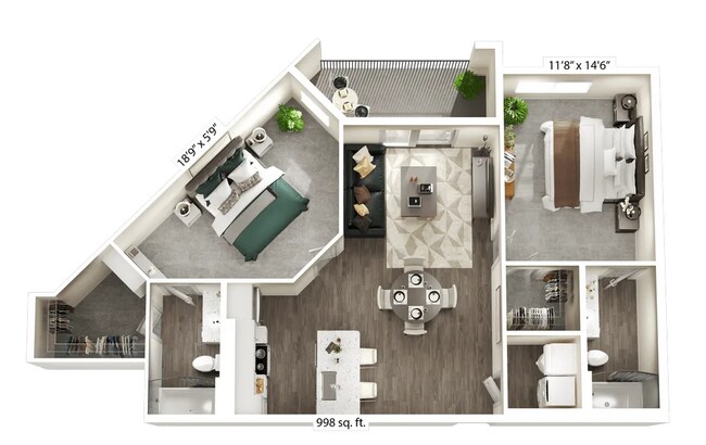 Floorplan - The Flats at Laurel & Pine