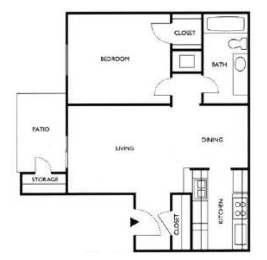 1BR/1BA - Hunt Garden Apartments