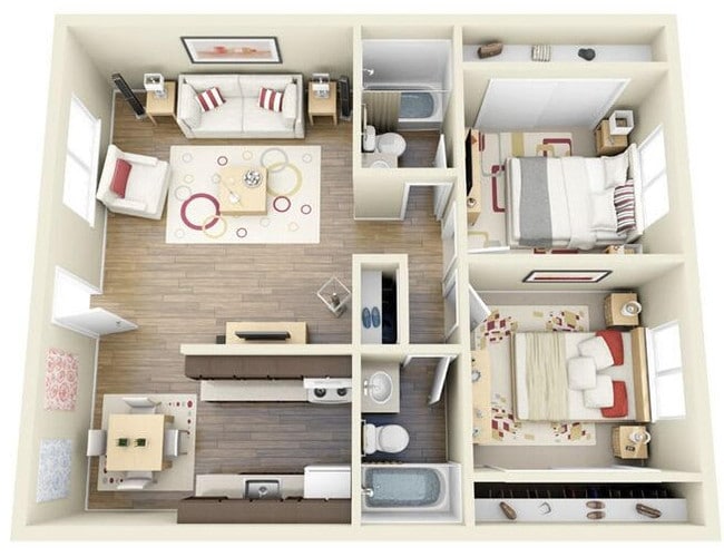 2 bed 2 bath - Sedona Springs