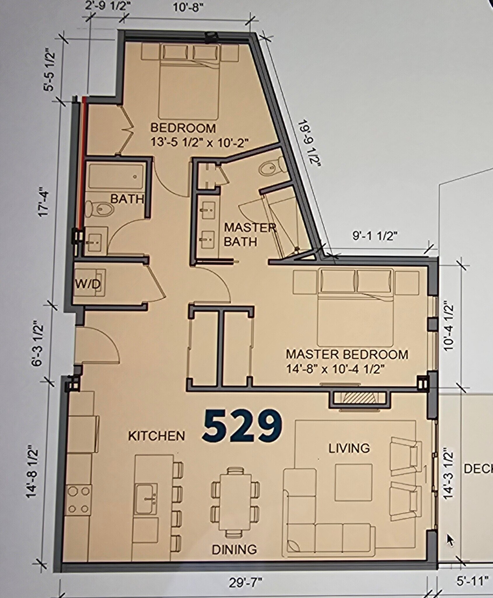 Unit Layout - 383 Commercial St