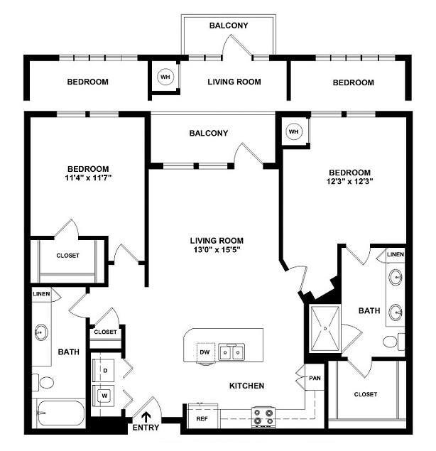 Floorplan - Centric LoHi by Windsor