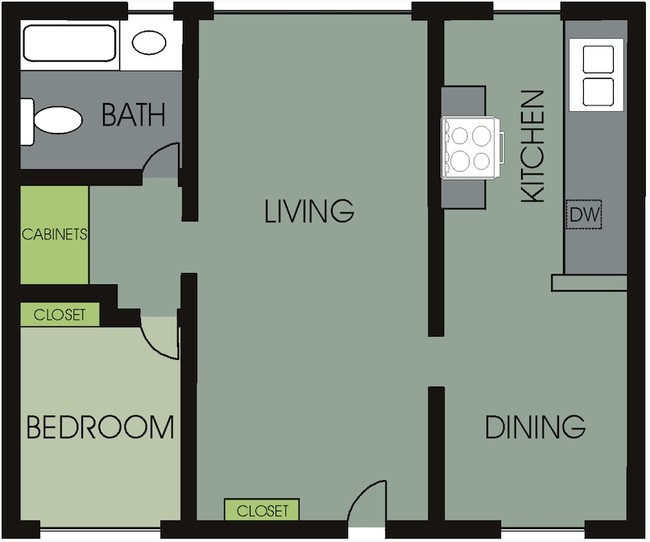 Plan C - Portofino Cove Apartments