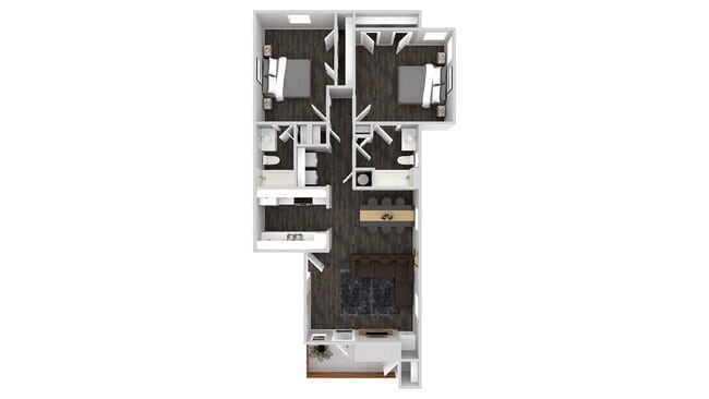 Floorplan - Encanta Villa Apartments