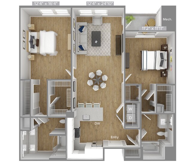 Floorplan - Avalon Wilshire