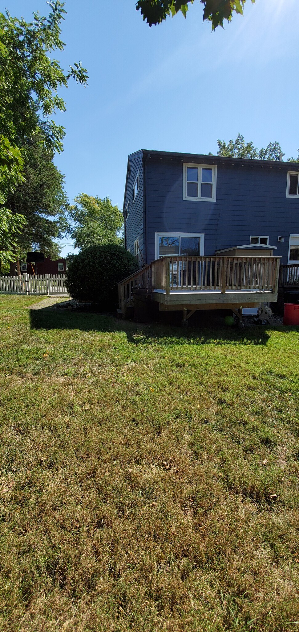 View of deck from yard - 24 Great Oak St