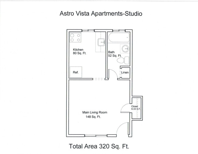 Floorplan - Astro Vista Apartments