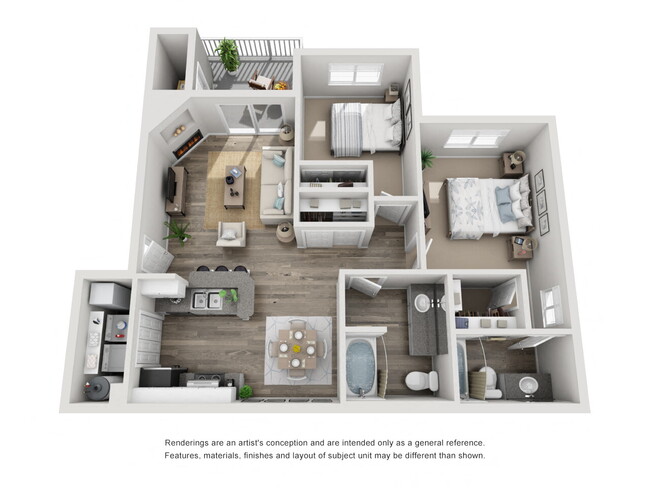 Floorplan - River Pointe Apartments