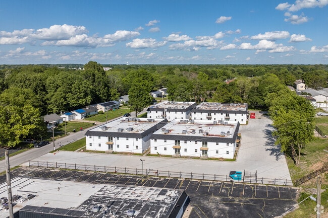 Aerial Photo - Page Crossing Apartments