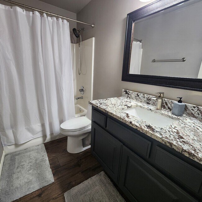 House bathroom - 1908 W El Paso St