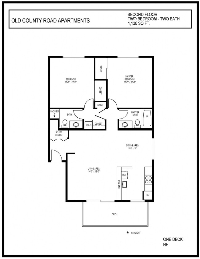 Floorplan - Old County Road Apartments