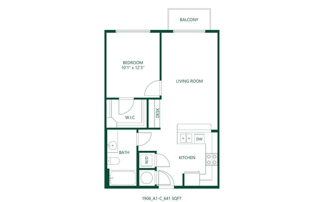 1906_a1-c_641-sqft.jpg - The 1906 at Bishop Ridge
